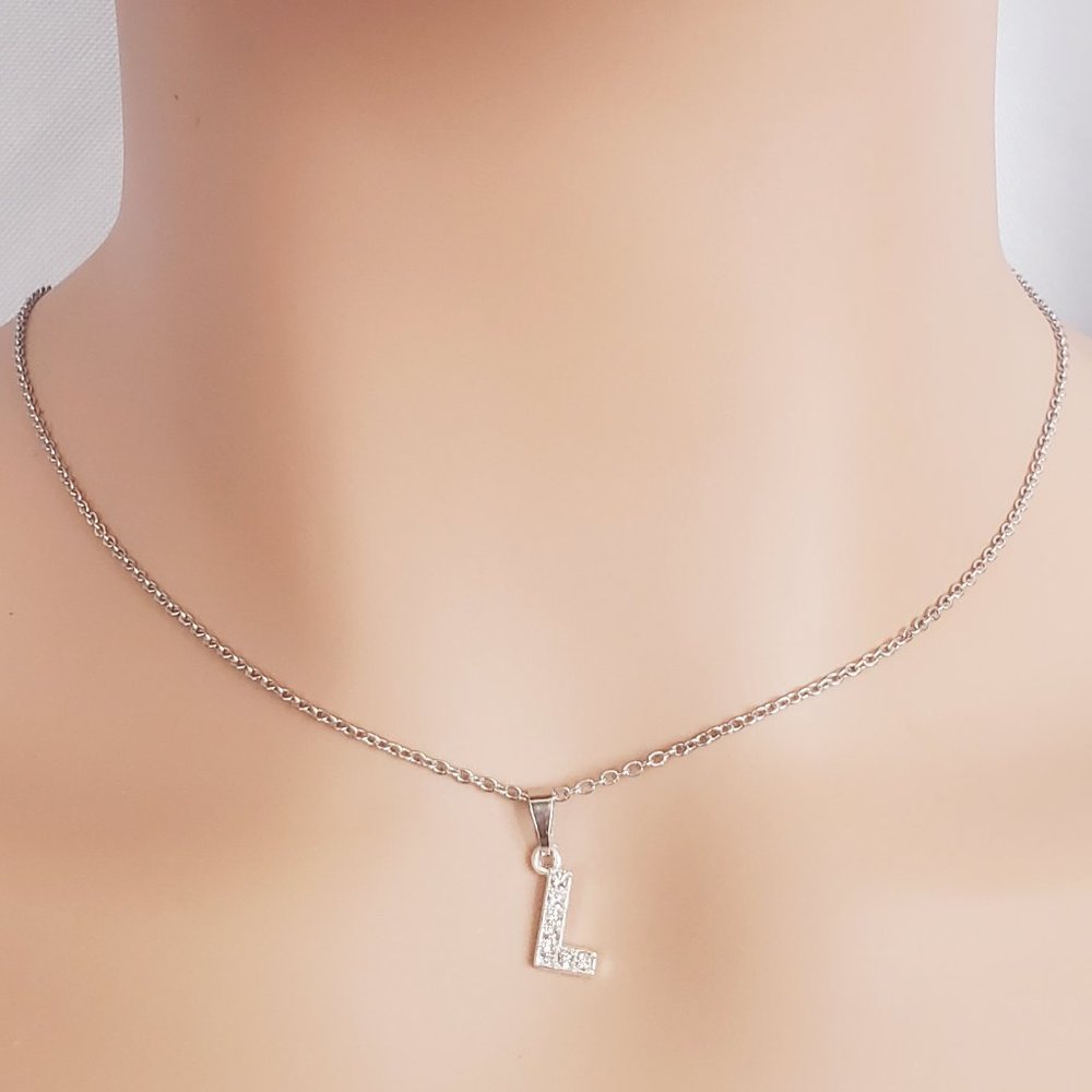 Initial L Necklace